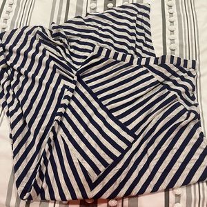 Gray + Navy Maxi Skirt